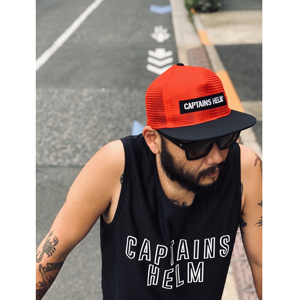 CAPTAINS HELM #TRADEMARK ALL MESH CAP - CAPTAINS HELM WEB STORE