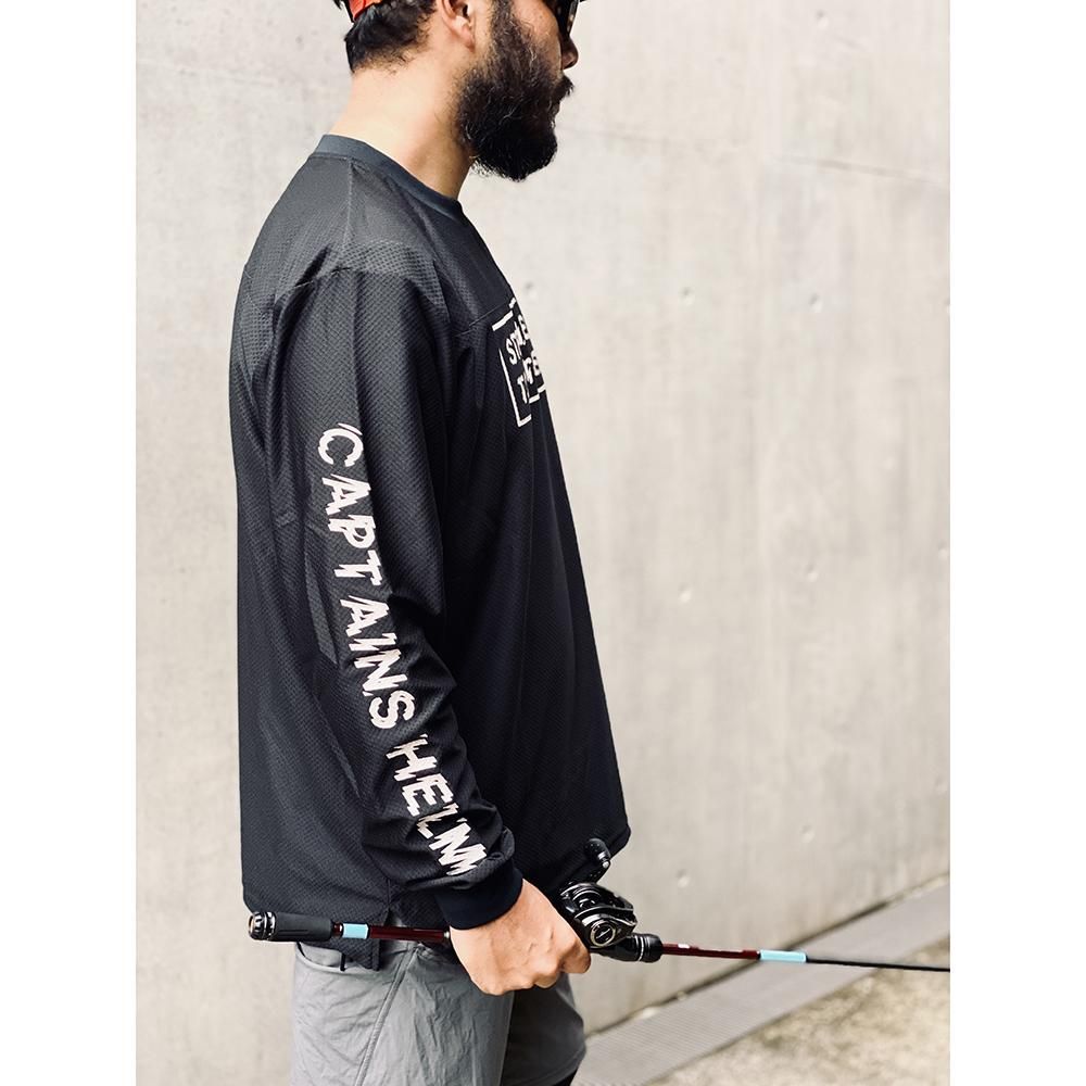 Villagedoor × CAPTAINS HELM #FISHING SUN-GUARD MESH L/S TEE 