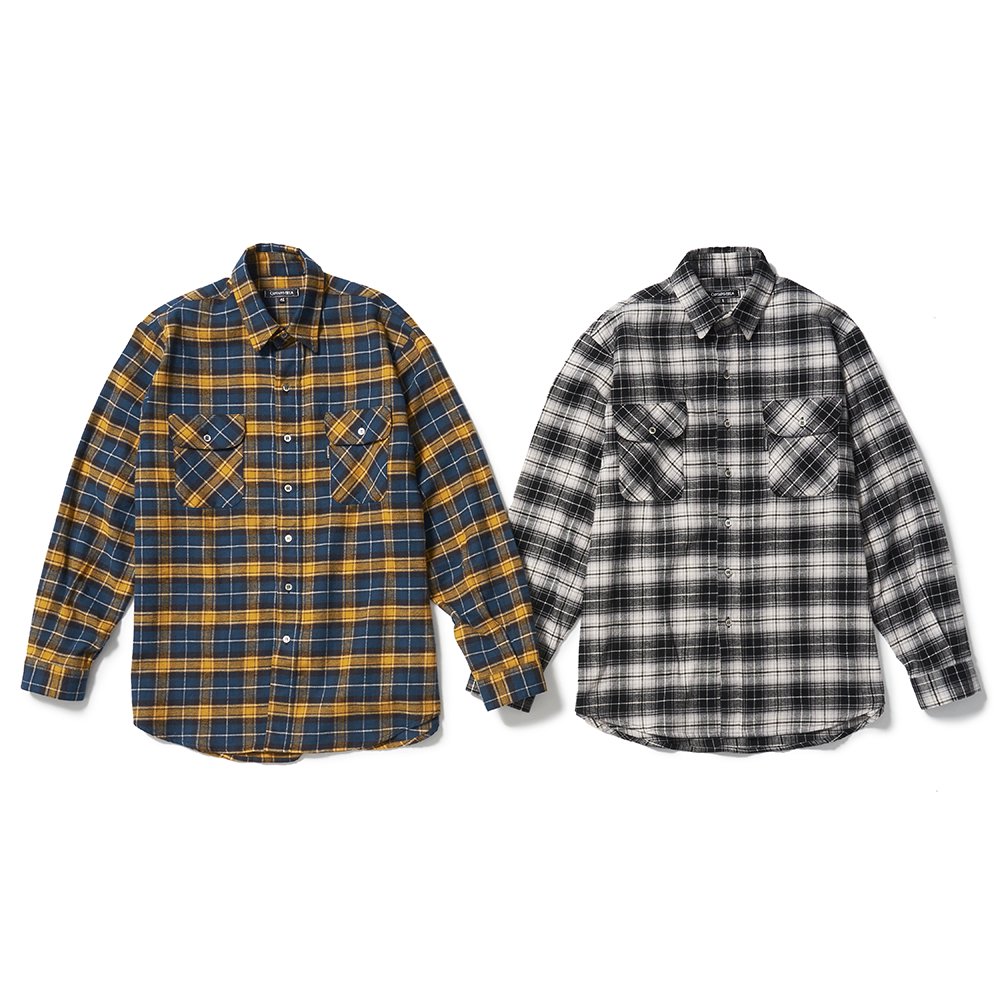 CAPTAINS HELM　#OVER-SIZE FLANNEL SHIRTS