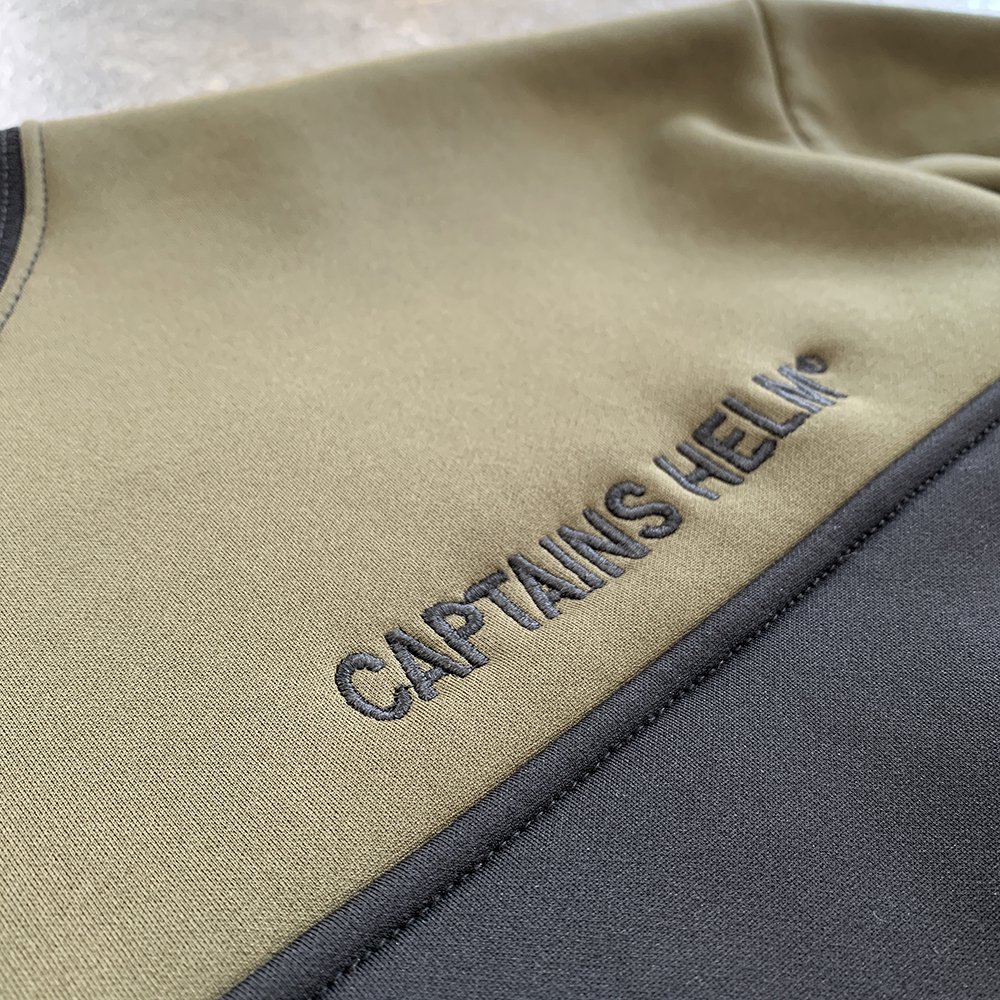 CAPTAINS HELM #TRADEMARK 2TONE TEC SWEAT - CAPTAINS HELM WEB STORE