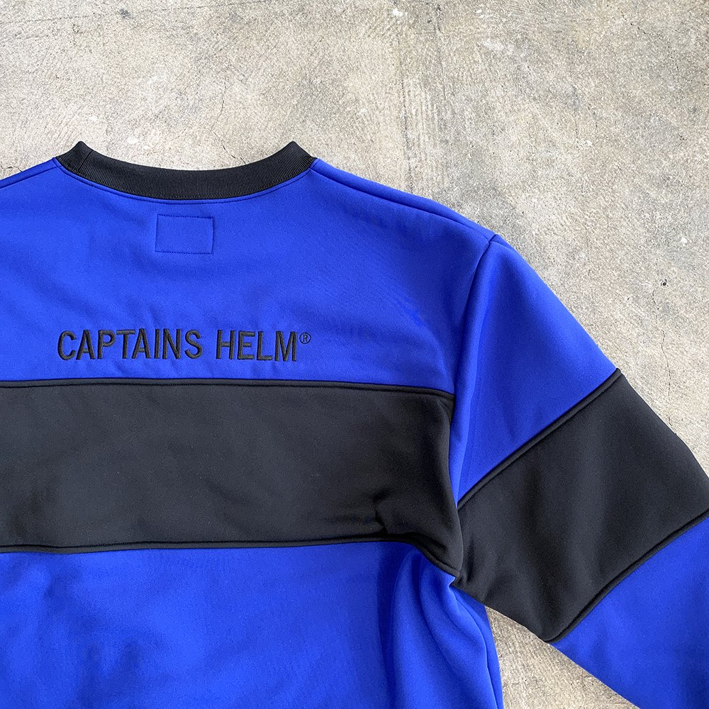 CAPTAINS HELM #TRADEMARK 2TONE TEC SWEAT - CAPTAINS HELM WEB STORE