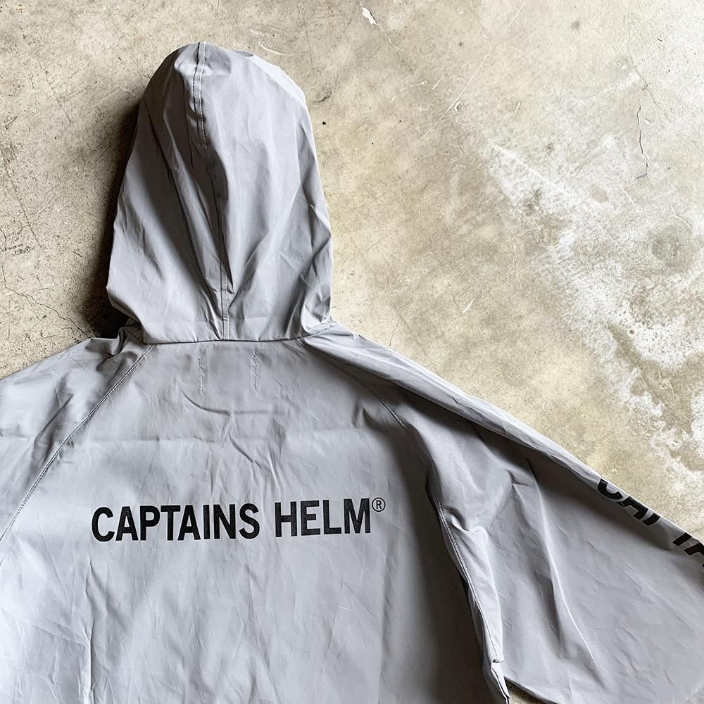 メンズcaptains helm REFLECTIVE HOOD JACKET L - ナイロンジャケット