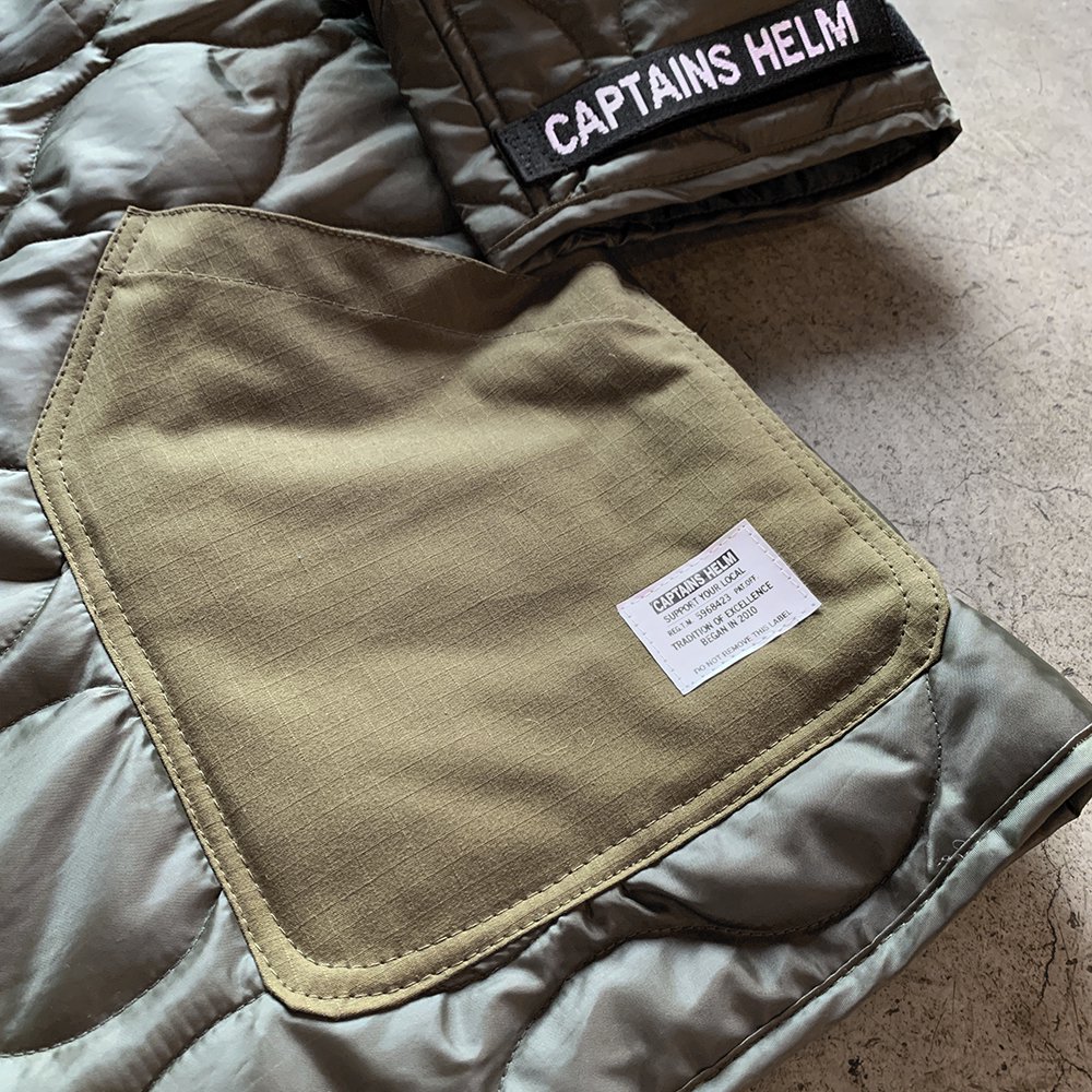 CAPTAINS HELM #MIL-SPEC QUILTING JACKET - CAPTAINS HELM WEB STORE