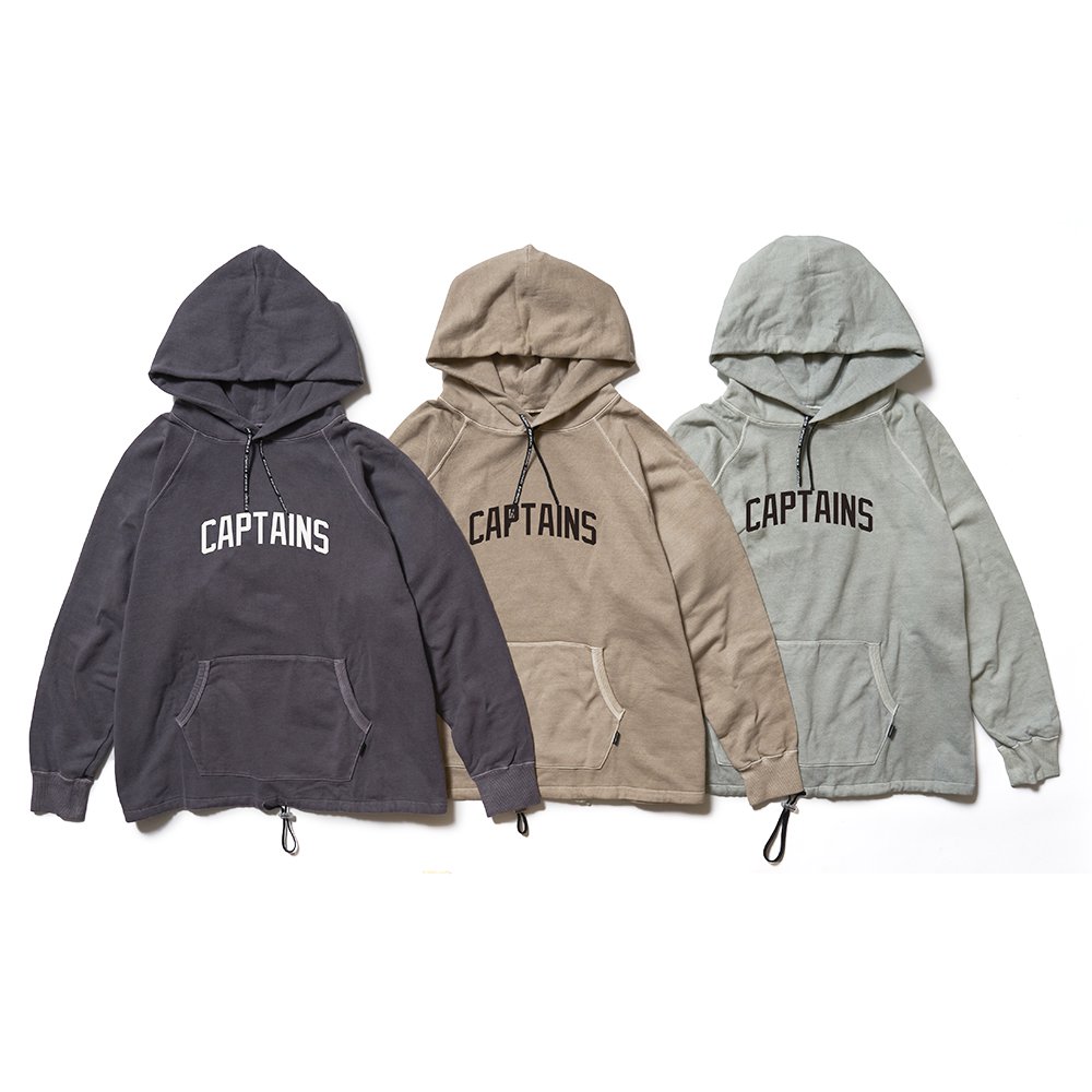 CAPTAINS HELM #TM LOGO PIGMENT HOODIE - CAPTAINS HELM WEB STORE