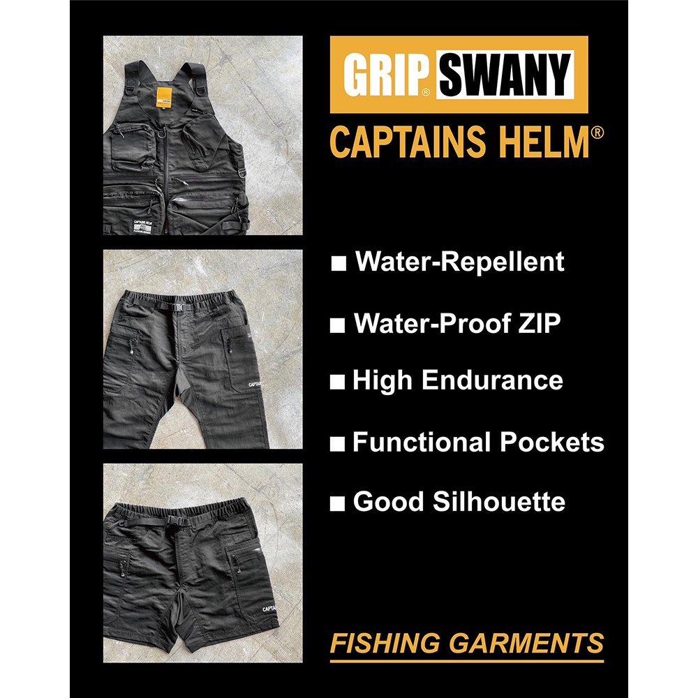 GRIP SWANY × CAPTAINS HELM #FISHING/CAMPING WATER-PROOF VEST ...