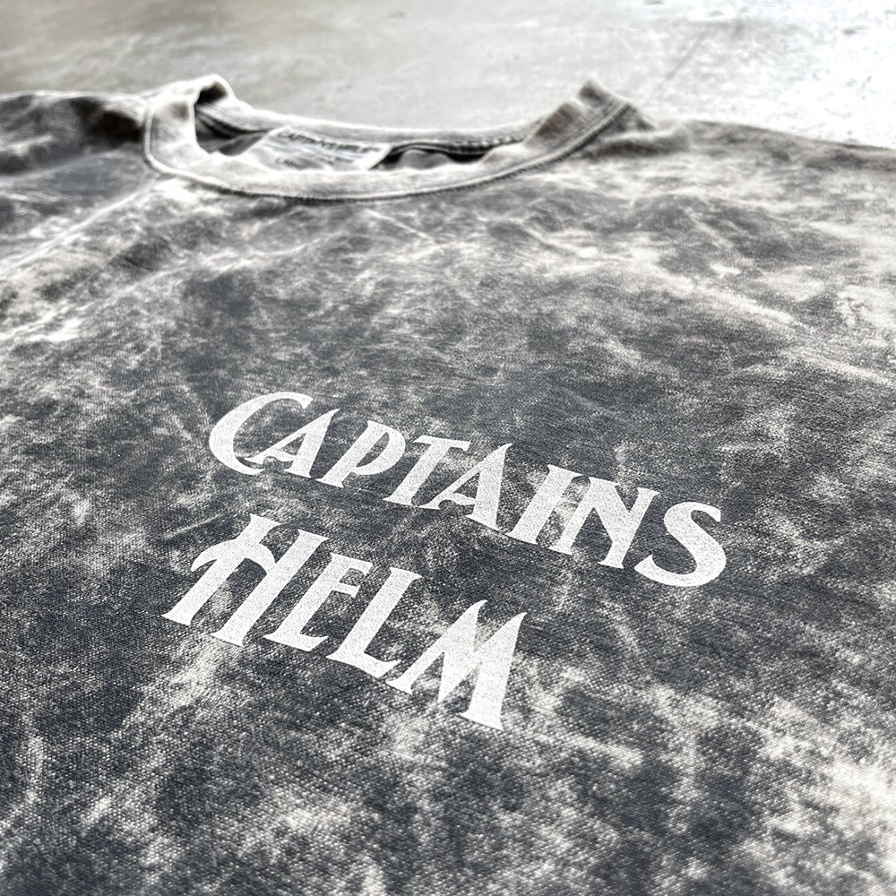 CAPTAINS HELM #DARK OCEAN LOGO TEE - CAPTAINS HELM WEB STORE