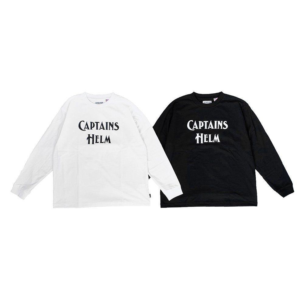 CAPTAINS HELM #BACTERIA-PROOF LOGO L/S TEE - CAPTAINS HELM WEB STORE