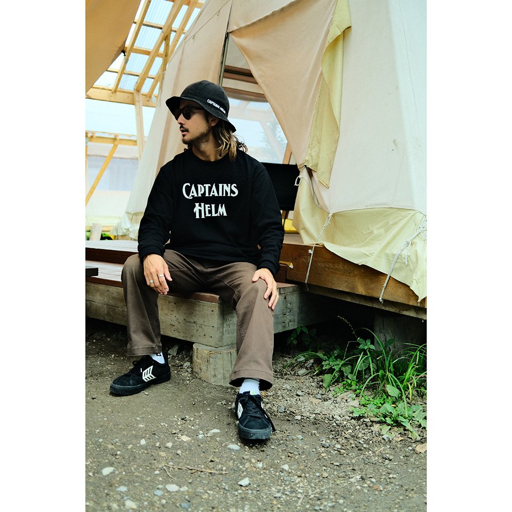 CAPTAINS HELM #BACTERIA-PROOF LOGO L/S TEE - CAPTAINS HELM WEB STORE