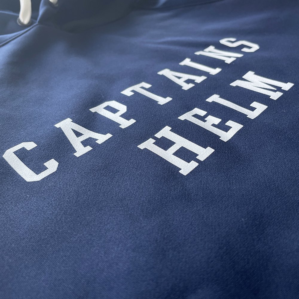 CAPTAINS HELM #CHECKER SLEEVE TEC HOODIE - CAPTAINS HELM WEB STORE