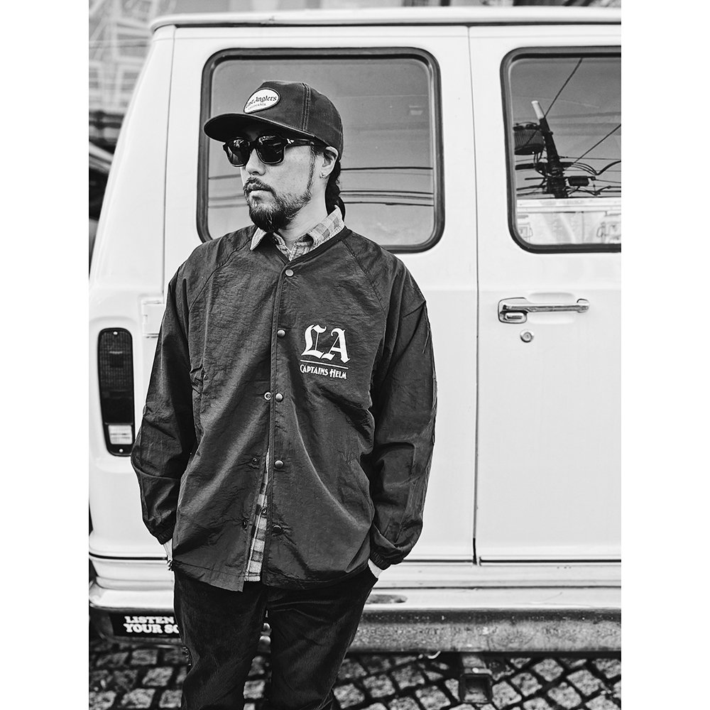 Lost Anglers × CAPTAINS HELM #FISHING COACH JACKET - CAPTAINS HELM