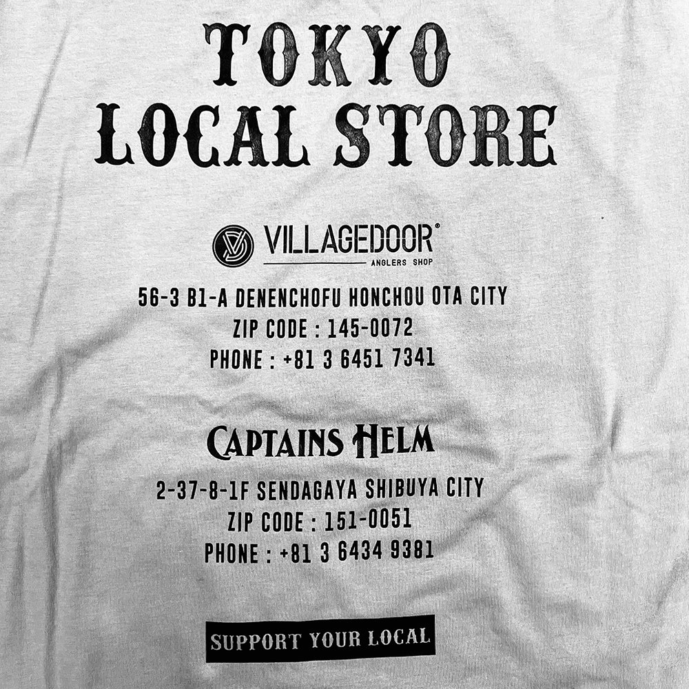 Villagedoor × CAPTAINS HELM #NEW LOCAL STORE L/S TEE - CAPTAINS 
