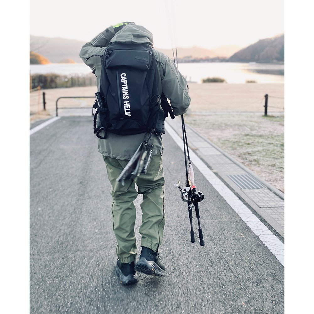 Afterglow × CAPTAINS HELM #BLACKBASS CHASER BACKPACK - CAPTAINS HELM WEB  STORE