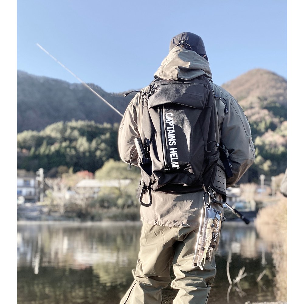 Afterglow × CAPTAINS HELM #BLACKBASS CHASER BACKPACK - CAPTAINS 