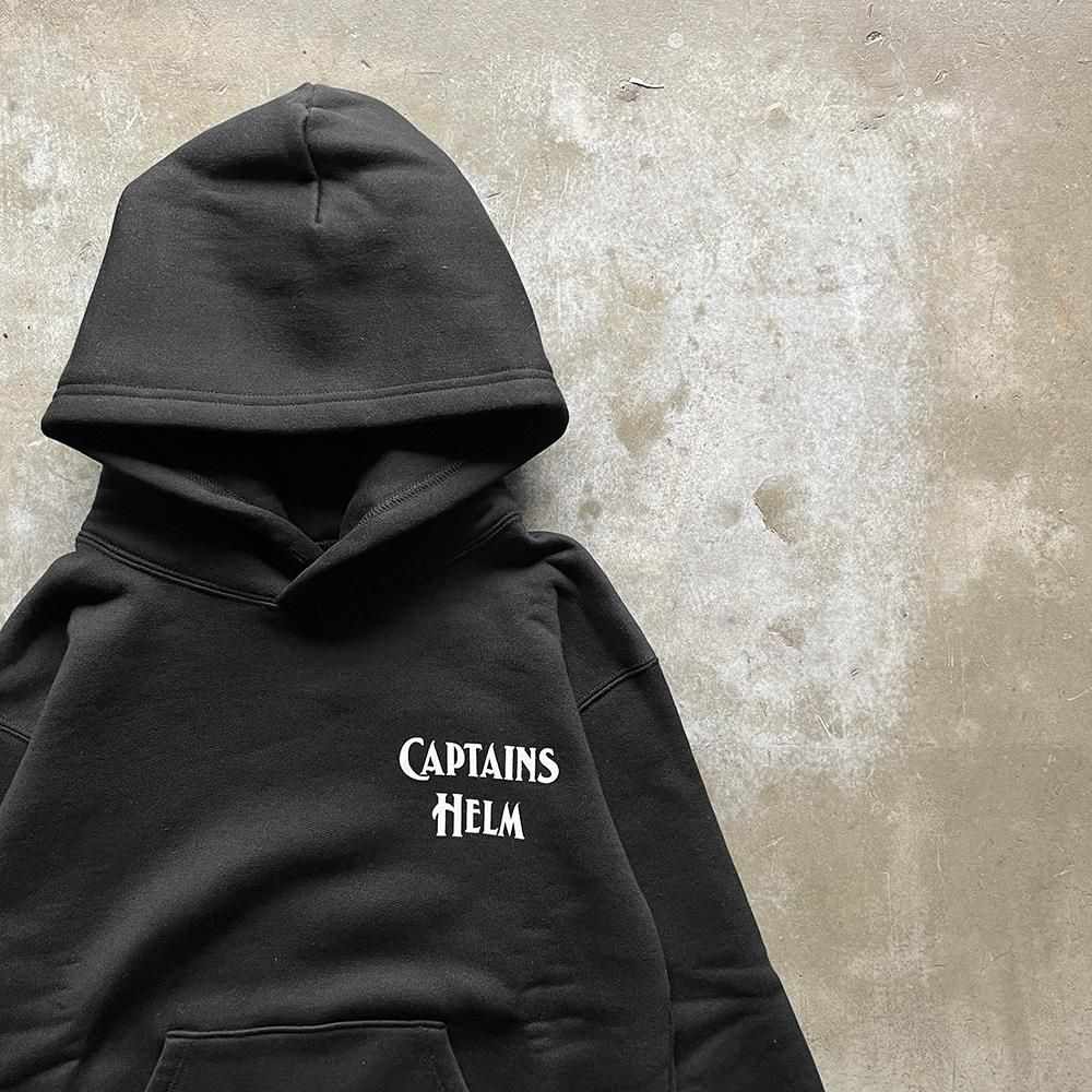 CAPTAINS HELM #UP-CYCLE KIDS LOGO HOODIE - CAPTAINS HELM WEB STORE