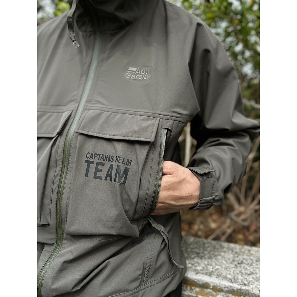 Abu Garcia -CAPTAINS HELM Custom #3LAYER WATER PROOF STAND JKT