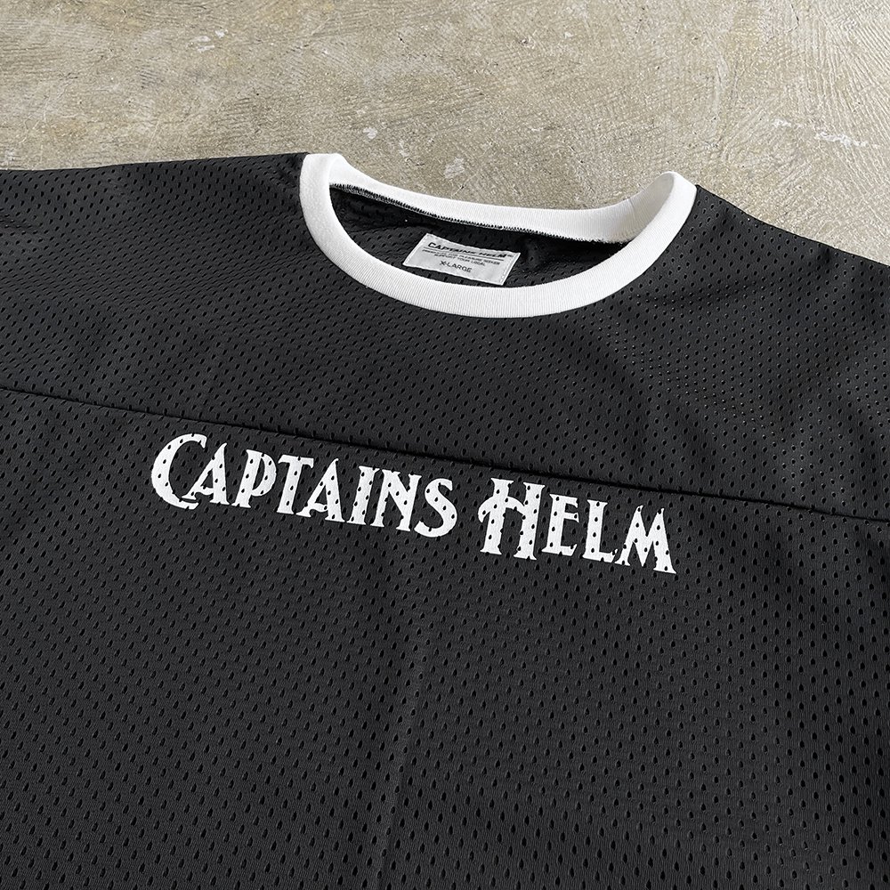 CAPTAINS HELM #LOGO DOUBLE MESH TEE - CAPTAINS HELM WEB STORE