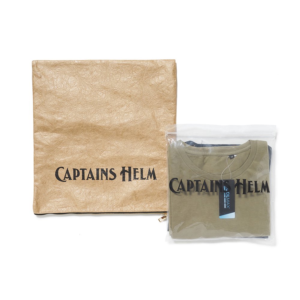 CAPTAINS HELM　#2PACK TEE -BLK/OLV