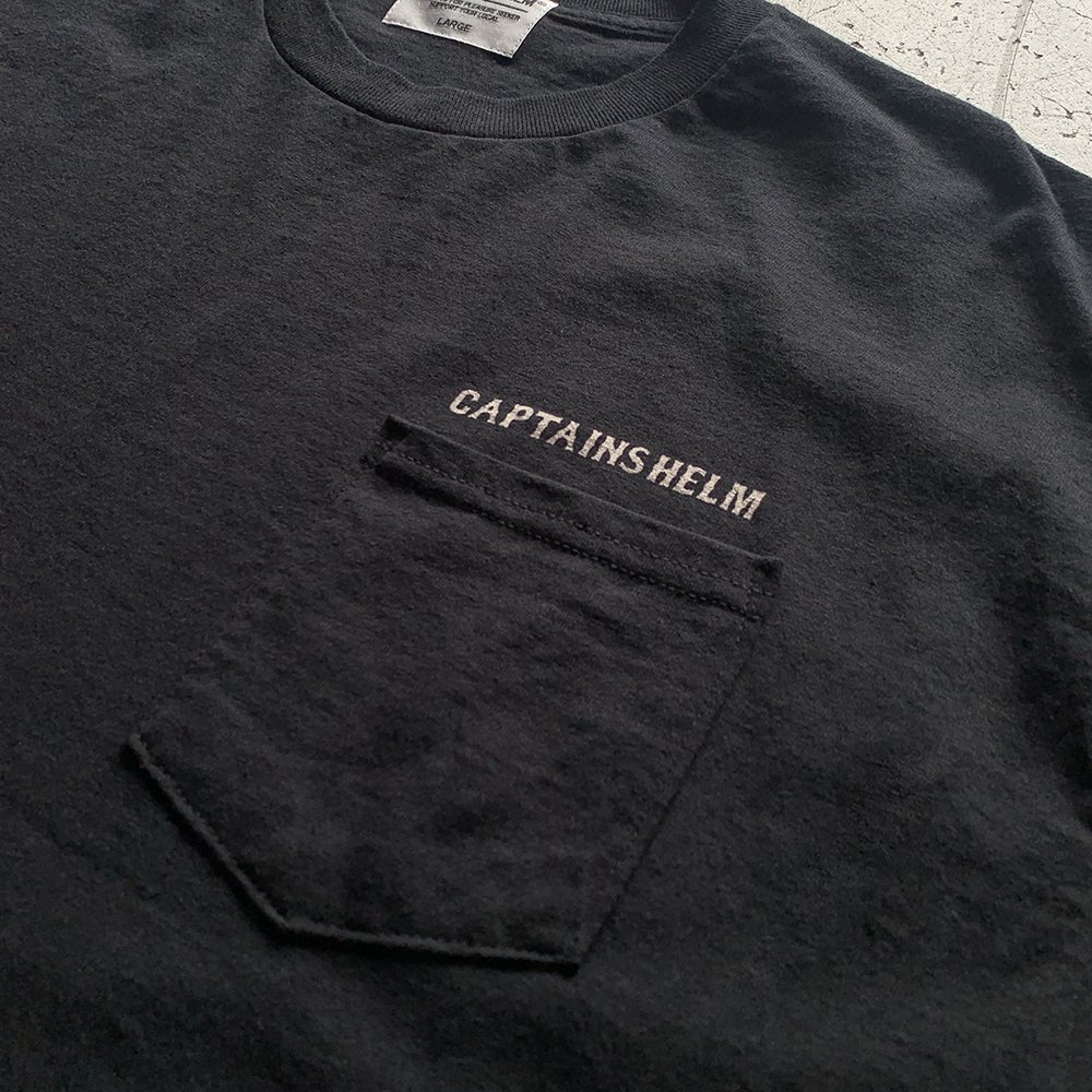 CAPTAINS HELM #BLEACH LOGO POCKET TEE - CAPTAINS HELM WEB STORE