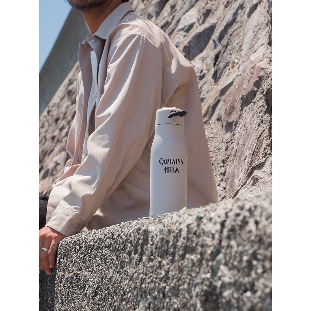 ZOKU × CAPTAINS HELM #STAINLESS STEEL LOGO BOTTLE - CAPTAINS HELM 