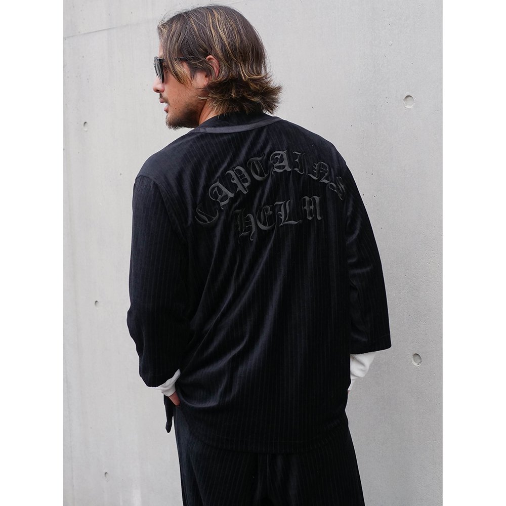 CAPTAINS HELM #VELOUR BASEBALL SHIRTS - CAPTAINS HELM WEB STORE