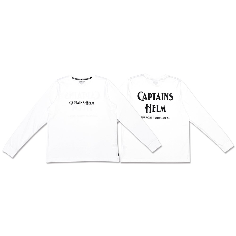 CAPTAINS HELM #STANDARD LOGO L/S TEE - CAPTAINS HELM WEB STORE