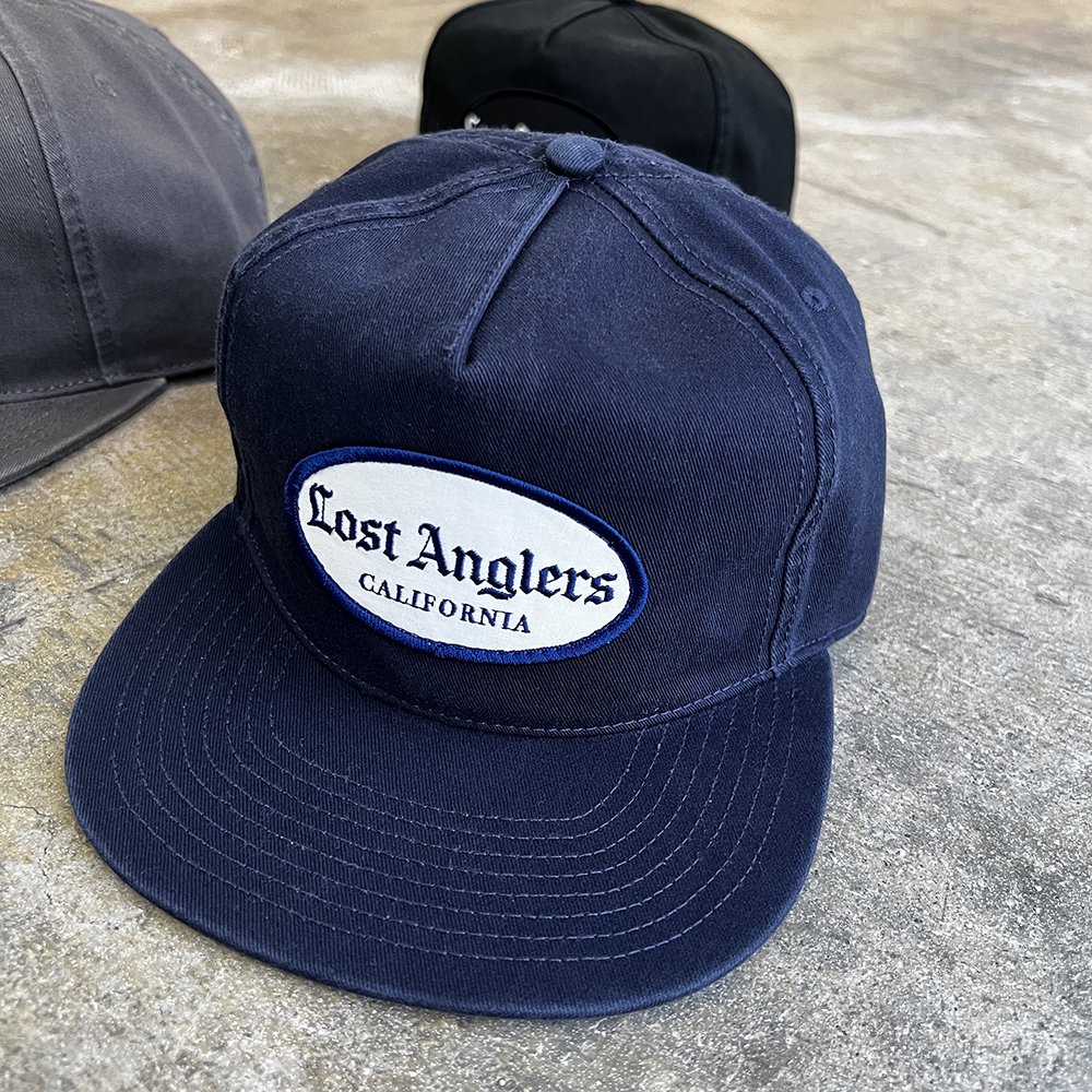 Lost Anglers CALIFORNIA #LOGO WAPPEN CAP - CAPTAINS HELM WEB STORE