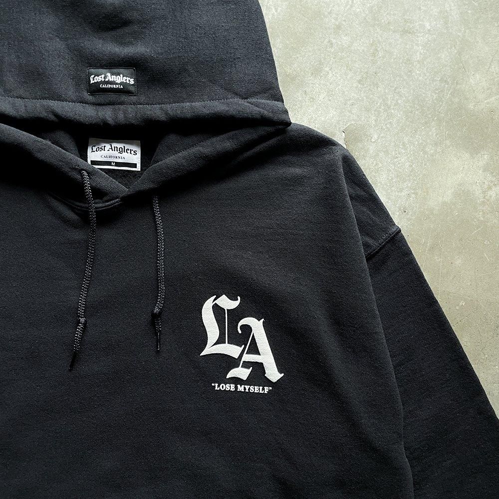 Lost Anglers #LA LOGO HOODIE - CAPTAINS HELM WEB STORE