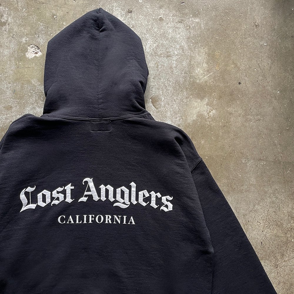 Lost Anglers　#LA LOGO HOODIE - CAPTAINS HELM WEB STORE