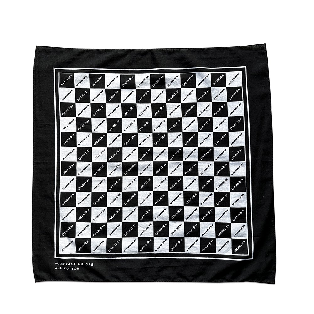 HELLBENDERS&CO × CAPTAINS HELM #CHECKER BANDANA made by SOLARIS&CO