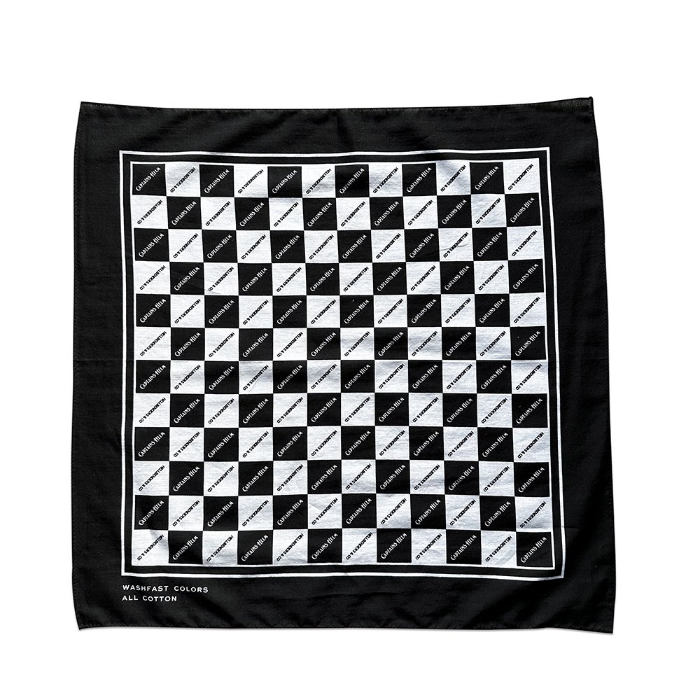 HELLBENDERS&CO × CAPTAINS HELM　#CHECKER BANDANA
made by SOLARIS&CO.