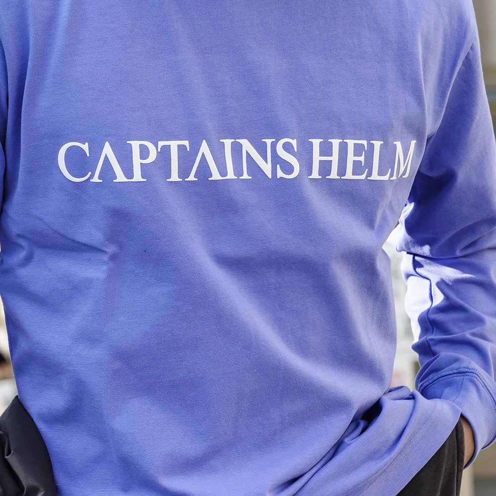 CAPTAINS HELM #LDN LOGO LS TEE - CAPTAINS HELM WEB STORE