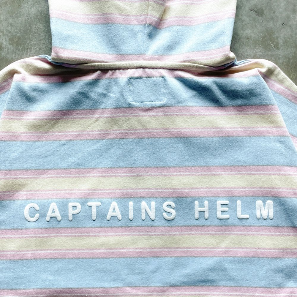 CAPTAINS HELM #BORDER HOODED TEE - CAPTAINS HELM WEB STORE