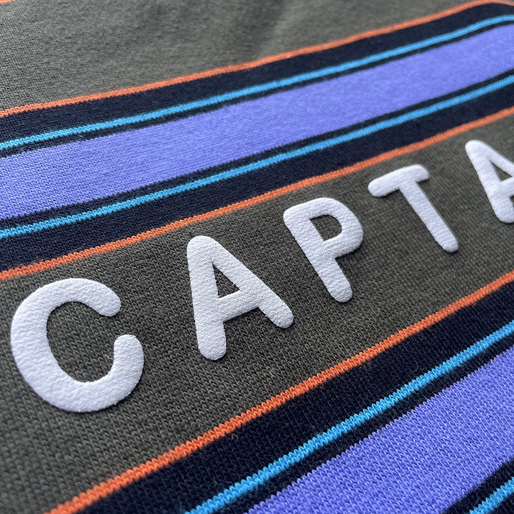 CAPTAINS HELM #BORDER HOODED TEE - CAPTAINS HELM WEB STORE