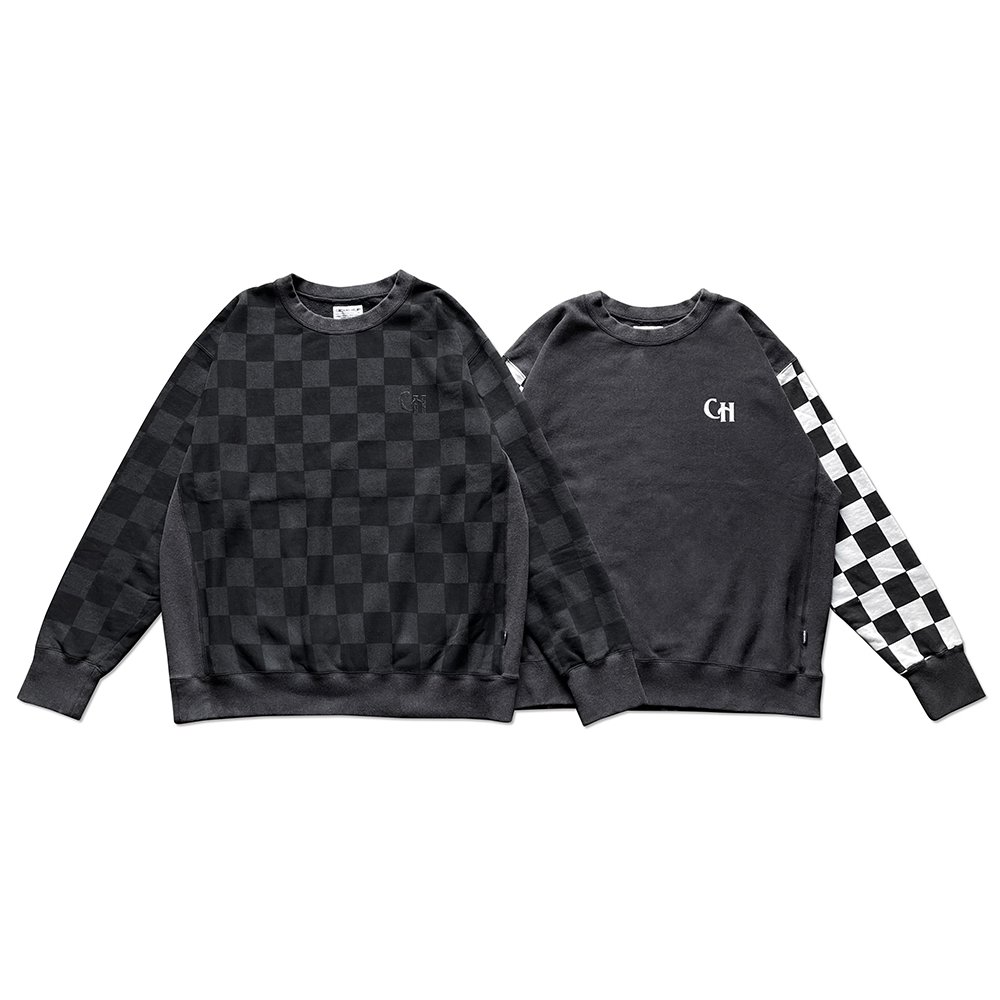 CAPTAINS HELM #CHECKER LOGO SWEAT CH23-SS-T05