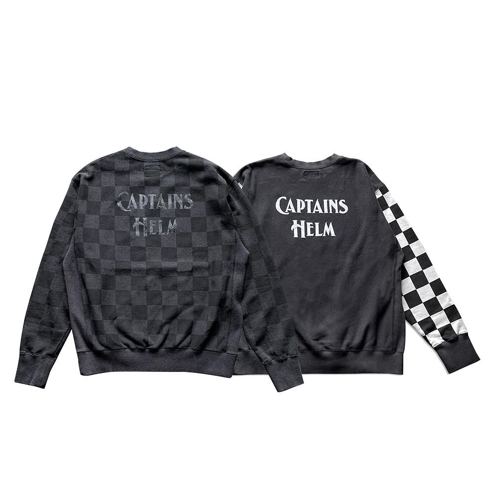 ギフト 新品 CAPTAINS HELM CHECKER LOGO SWEAT サイズL - 通販 - www