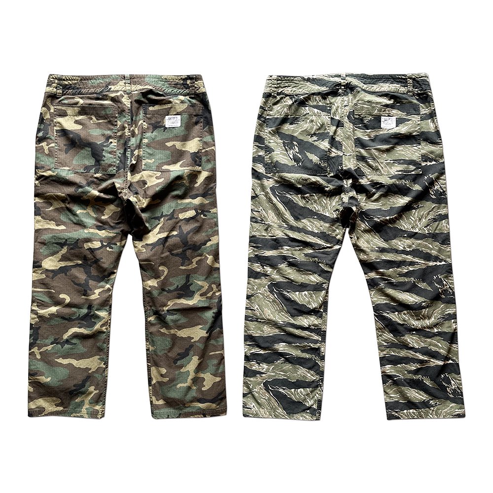 CAPTAINS HELM #RIP-STOP CAMO PANTS - CAPTAINS HELM WEB STORE