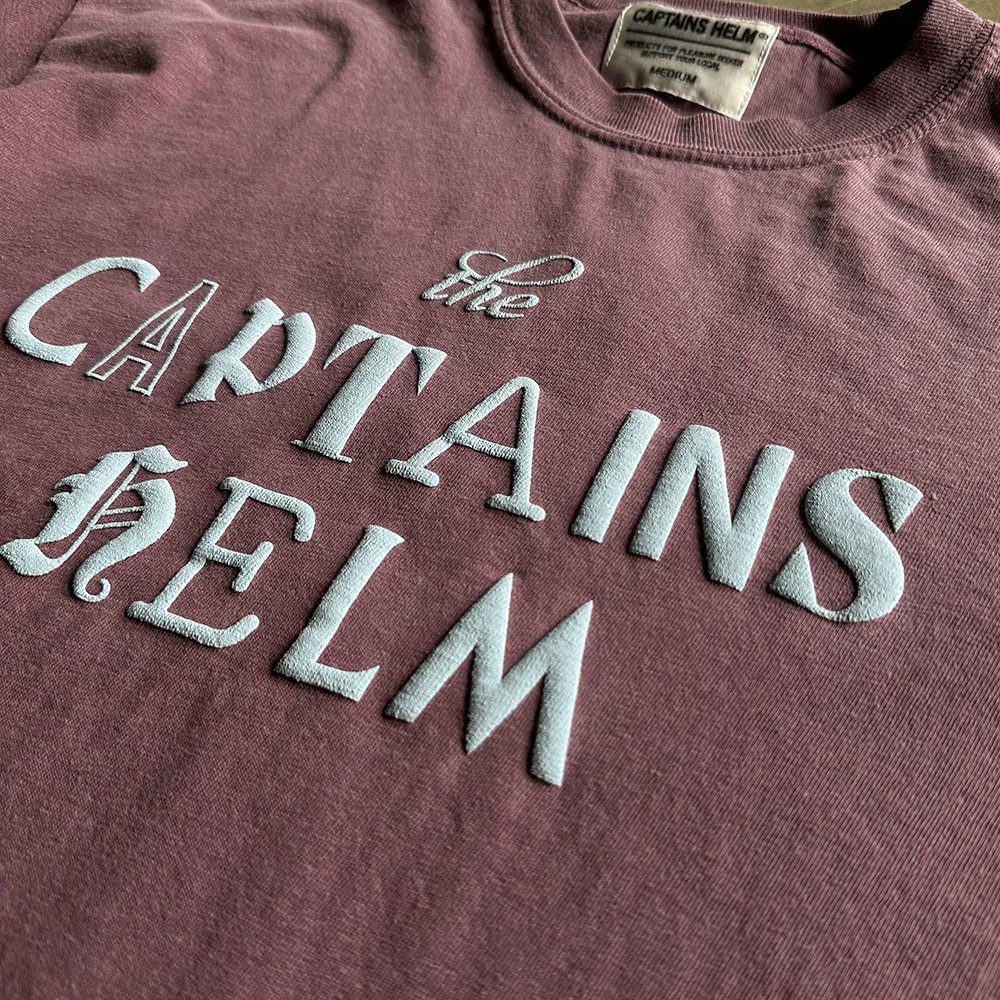 CAPTAINS HELM #Clipping logo Tee - CAPTAINS HELM WEB STORE
