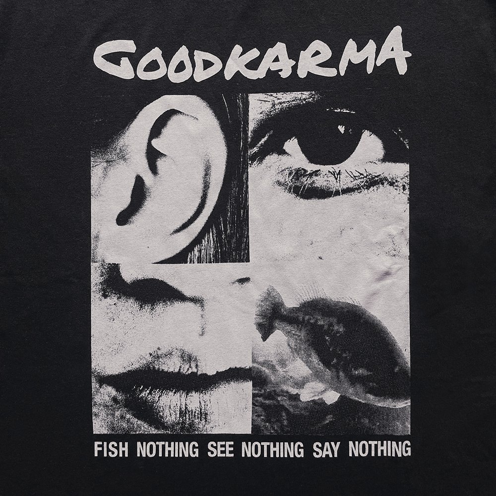 ڼCAPTAINS HELM#GOOD KARMA® / FISH NOTHING TEE