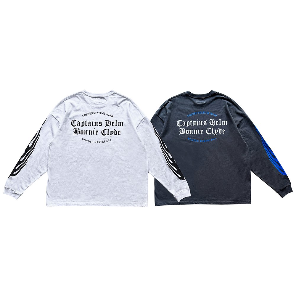 BONNIE CLYDE x CAPTAINS HELM #WONDER MAKERS L/S TEE - CAPTAINS