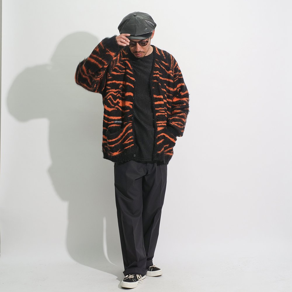 CAPTAINS HELM #MOHAIR TIGER CARDIGAN - CAPTAINS HELM WEB STORE