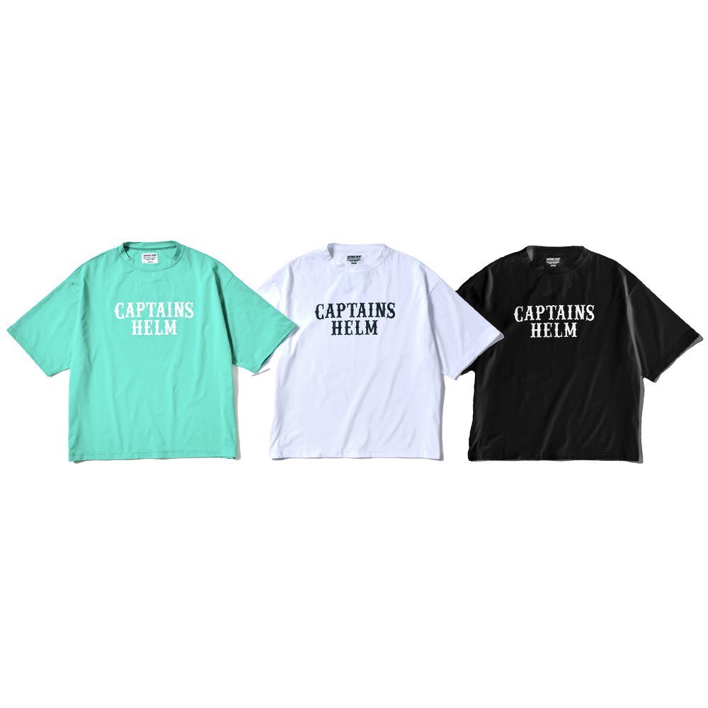 公式 GOOD配色!XL キャプテンズヘルム DARK OCEAN LOGO TEE