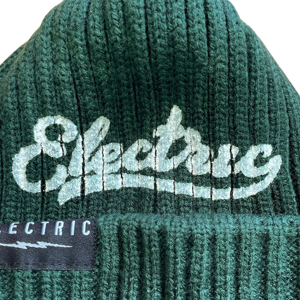 ELECTRIC #SCRIPT KNIT BEANIE 