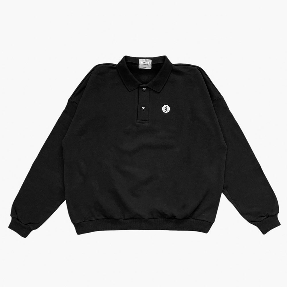 ELECTRIC #DAD SILHOUETTE L/S POLO