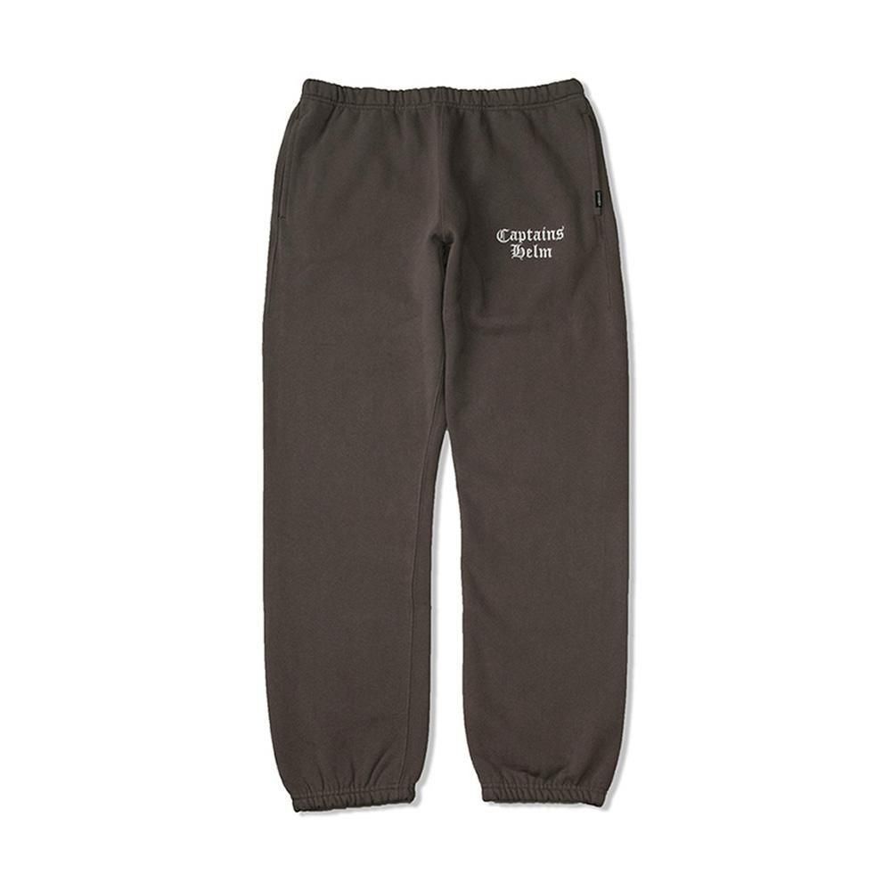 CAPTAINS HELM #OLD ENGLISH LOGO SWEAT PANTS -O.D-