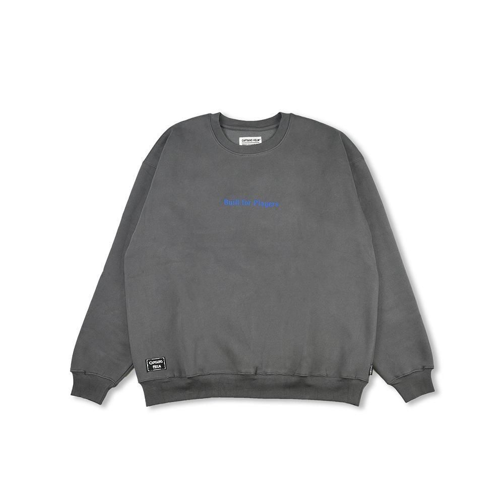 CAPTAINS HELM #BFP CREW SWEAT -GRAY-