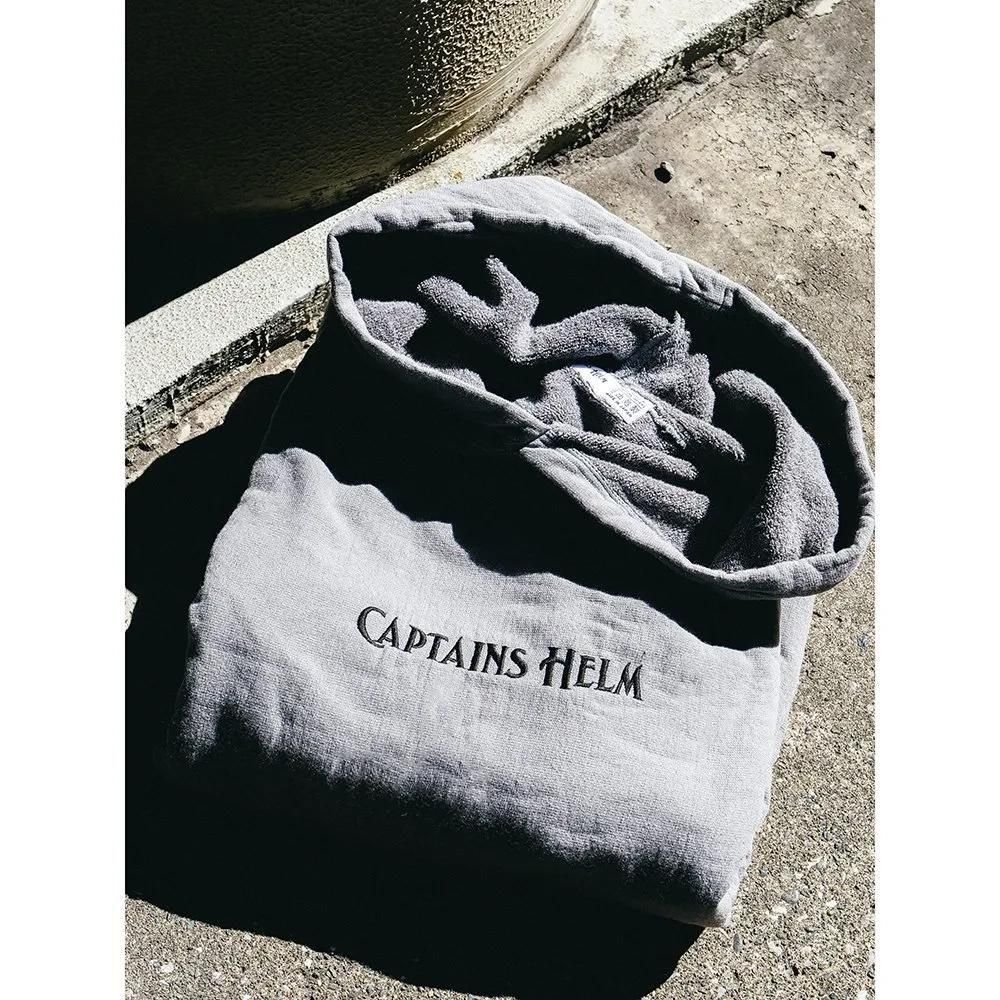 CAPTAINS HELM #HELM SURF PONCHO -GRAY-