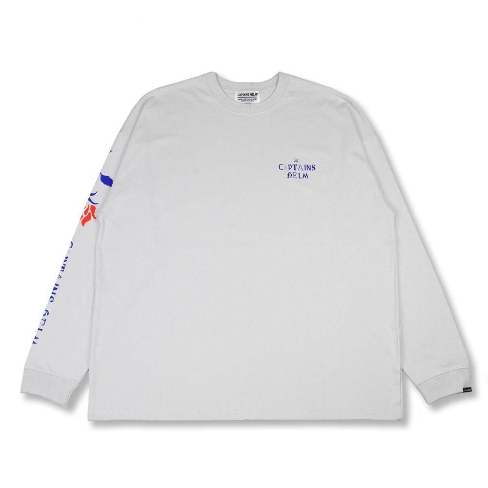 ORDER ITEMCAPTAINS HELM #CLIPPING LOGO LS TEE -GRAY-
