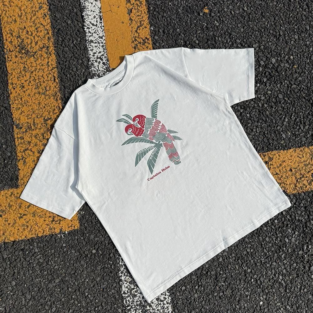 ORDER ITEMCAPTAINS HELM #PARADISE BEACH SS TEE -WHITE-