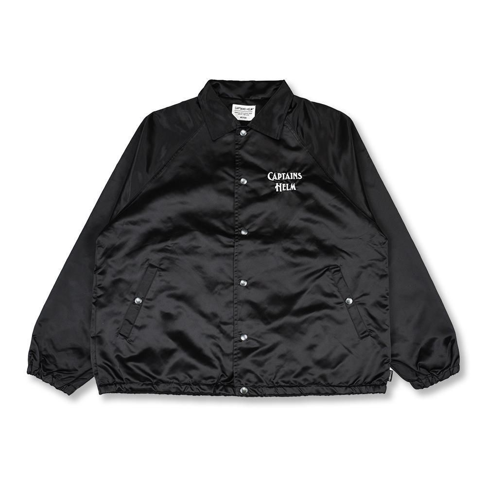 CAPTAINS HELM #LOGO COACH JKT -BLACK-