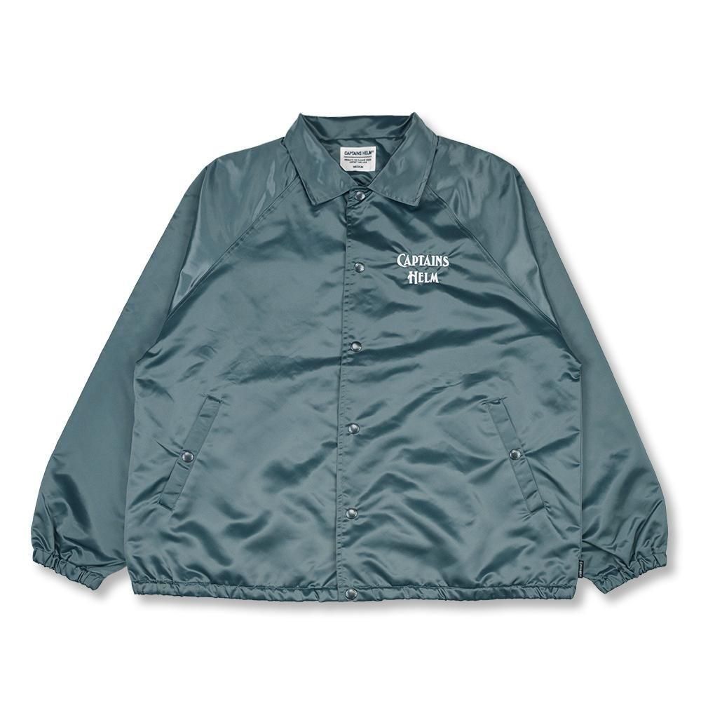 CAPTAINS HELM #LOGO COACH JKT -SLATE-